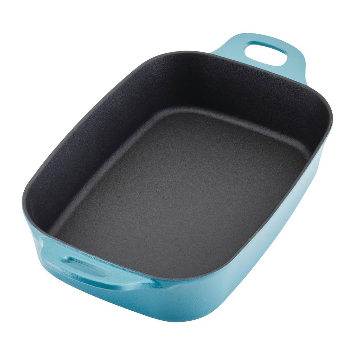 Rachael Ray Premium RUST-RESISTANT™ Cast Iron Roasting Pan-9-Inch