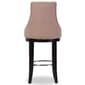 Baxton Studio Harmony Bar Stool with Metal Footrest - image 6