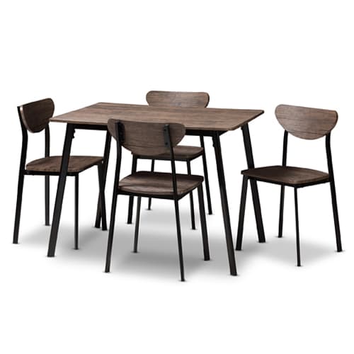 Baxton Studio Ornette Dining 5pc. Set