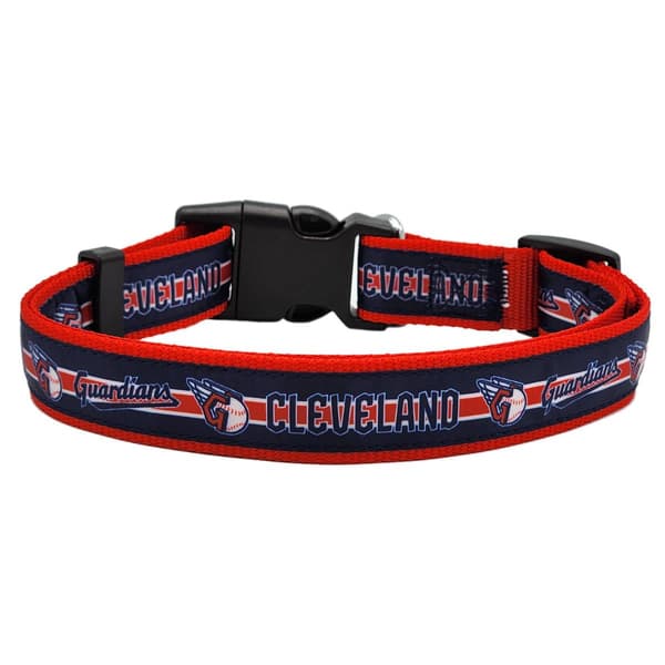 MLB Cleveland Guardians Dog Collar