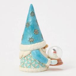 Jim Shore Gnome with Mini Globe Christmas Figurine