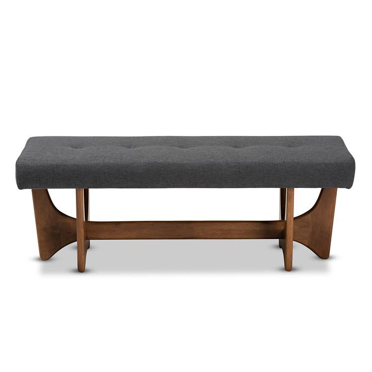 Baxton Studio Theo Upholstered Bench