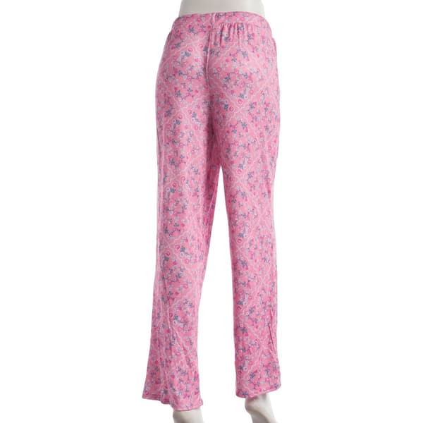 Womens Jessica Simpson Diamond  Floral Pajama Pants