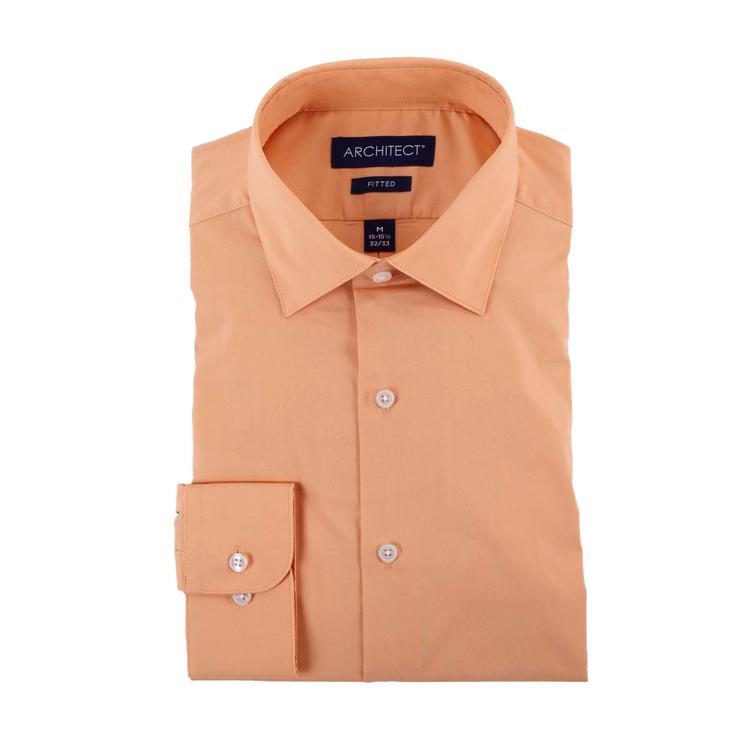 Mens Architect(R) High Performance Long Sleeve Fitted Dress Shirt