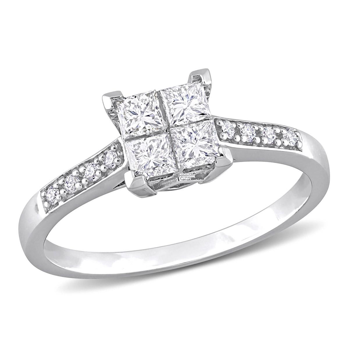 Diamond Classics™ White Gold 5/8 ctw. Diamond Engagement...