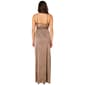 Juniors Emerald Sundae Super Shine Surplice Ruched Sheath Dress - image 2