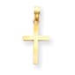 Gold Classics&#40;tm&#41; 14kt. Yellow Gold Beveled Cross Charm - image 1