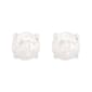 Marsala 6mm Round Lab Created Opal Stud Earrings - image 1