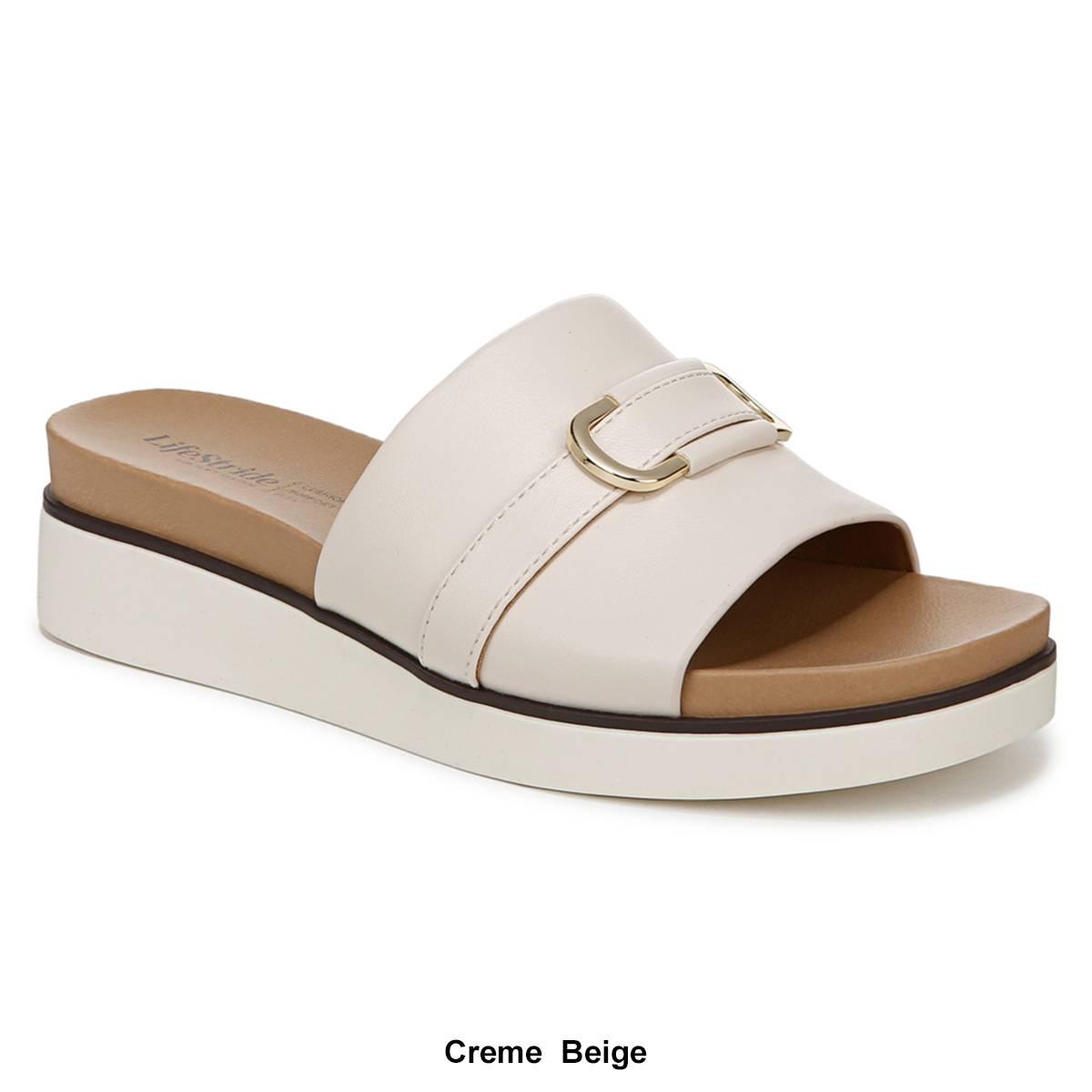 Womens LifeStride Genevieve Slide Sandals