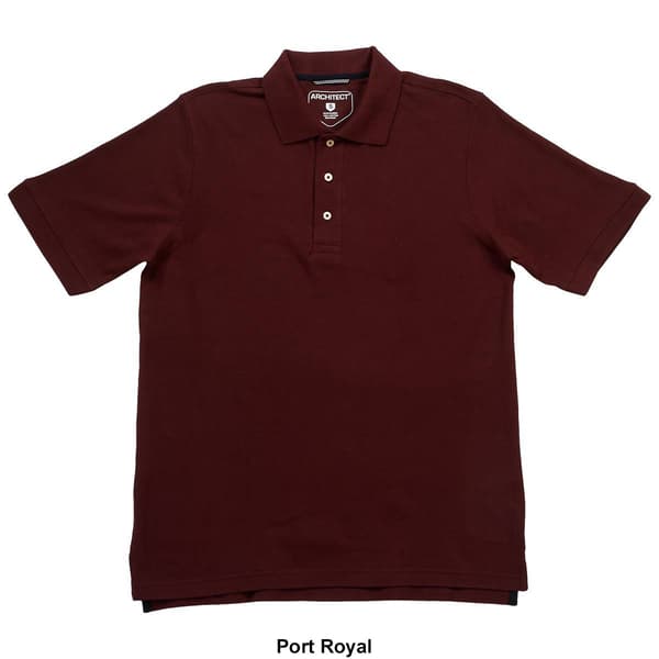 Mens Architect&#174; Short Sleeve Pique Polo