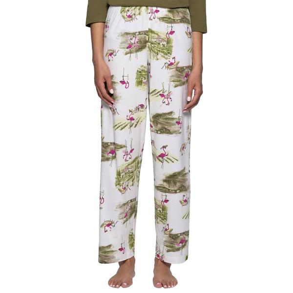 Plus Size HUE(R) Vineyard Flamingos Pajama Bottoms