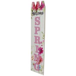 Northlight Seasonal Welcome Spring Floral Porch Sign