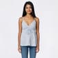 Juniors No Comment Knit Babydoll Lace Top - image 4