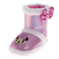 Toddler Girls Disney™ Warm Fluffy Minnie Mouse Slippers Booties - image 1