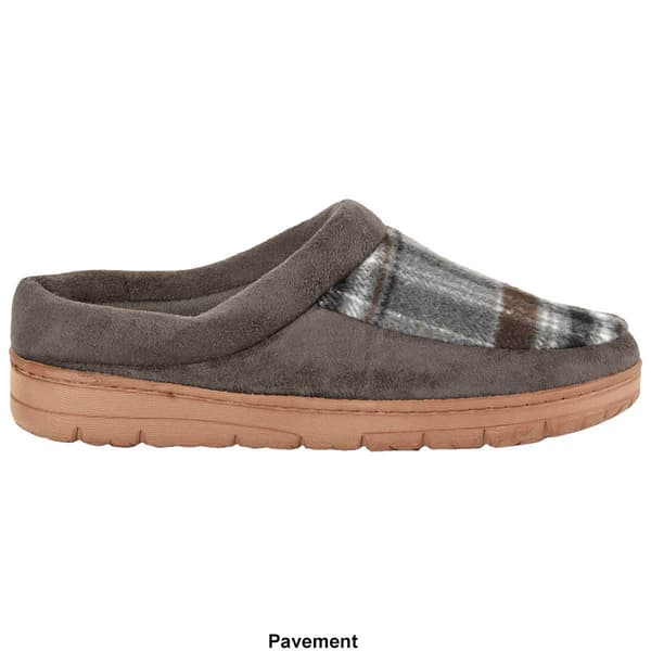 Womens Dearfoams&#174; Diane Felted Plaid Clog Slippers