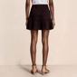 Womens Draper James Faux Suede Snap Button Front Skirt - image 3