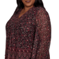 Plus Size Skye''s the Limit Wild Romance Long Sleeve Floral Blouse - image 5