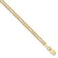 Gold Classics&#8482; 3mm. 14k Concave Open Figaro Chain Necklace - image 2