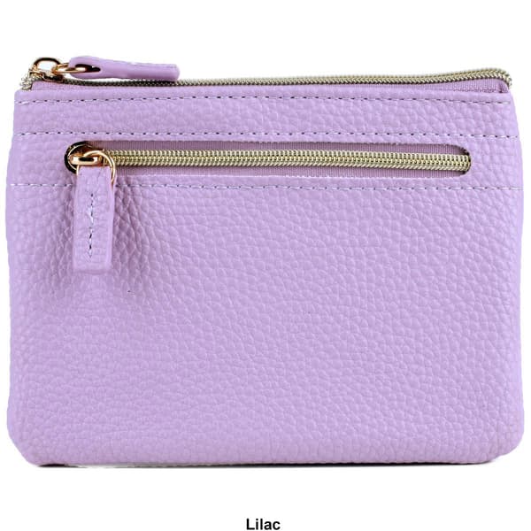 Womens Buxton Large Solid ID Coin Wallet