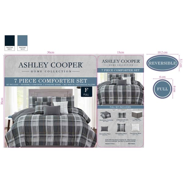 Alex Plaid 7pc. Comforter Set