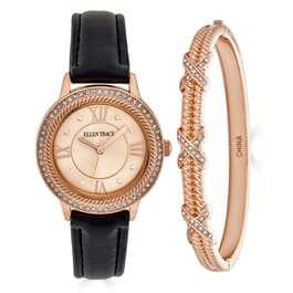 Ellen tracy watch hot sale and bracelet set price