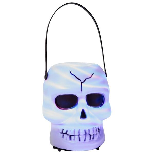 Battery Operated Halloween Skull Bucket