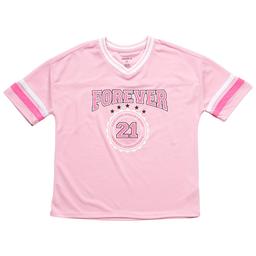 Girls (7-12) Forever 21 Short Sleeve Oversized Mesh Jersey