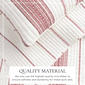 FreshFolds Wesley 3pc. Farmhouse Stripe Reversible Quilt Set - image 3