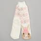 Womens Fuzzy Babba Rabbit Long Cozy Warmer Slipper Socks - image 1