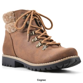 Womens Cliffs by White Mountain Pathfield Fabric Ankle Boots