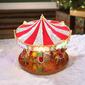 Mr. Christmas 12in. Animated Crystal Very Merry Carousel - image 4
