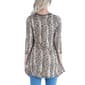 Plus Size 24/7 Comfort Apparel 3/4 Sleeve Snake Maternity Top - image 2