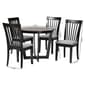 Baxton Studio Nellie Modern Dark Brown Wood 5pc. Dining Set - image 7