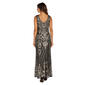 Womens R&amp;M Richards Sleeveless Sequined V-Neck Maxi Gown - image 2