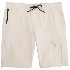 Young Mens Akademiks Tech Sueded Cargo Shorts