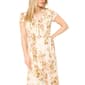 Petite MSK Short Sleeve Floral Chiffon Pintuck Midi Dress - image 4