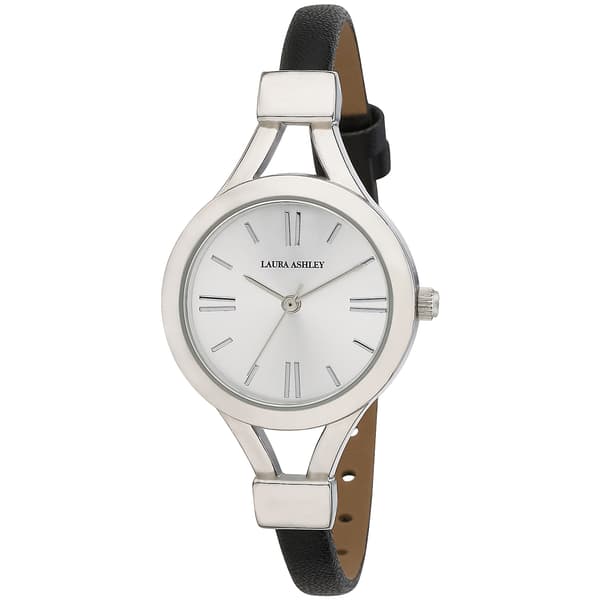 Womens Laura Ashley&#40;R&#41; Thin Strap Watch - LA31011SS - image 