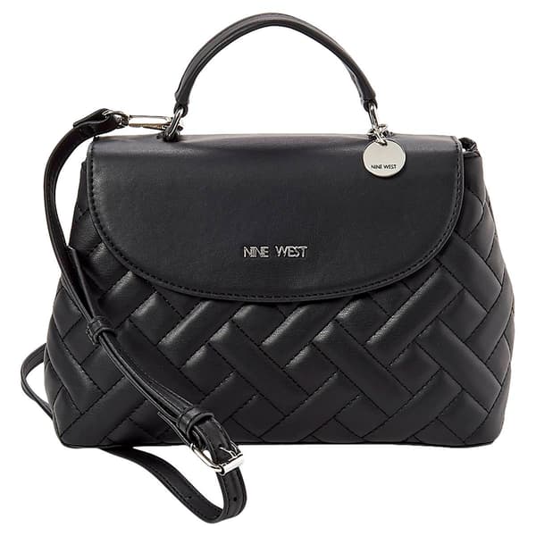 Nine West Maureen Quilted Flap Satchel - image 