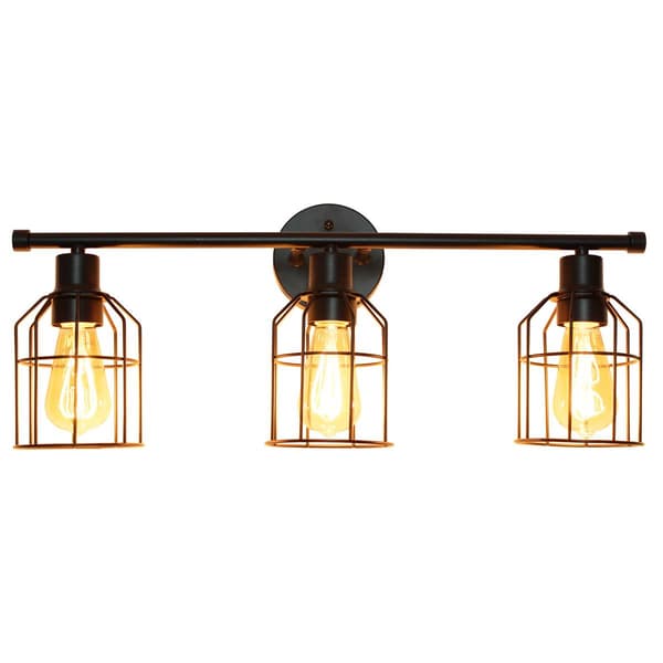 Lalia Home Studio Loft 3 Light Industrial Wired Vanity Light - image 