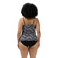 Plus Size Dolfin® Aquashape Botanical Wrap Tankini Swim Top - image 3