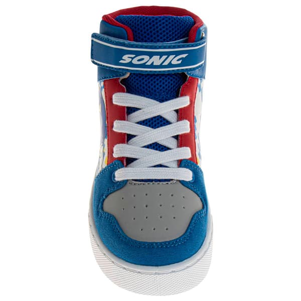 Big Boys SEGA Sonic The Hedgehog High Top Canvas Sneakers
