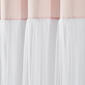 Lush Décor® Tulle Skirt Color Block Shower Curtain - image 3