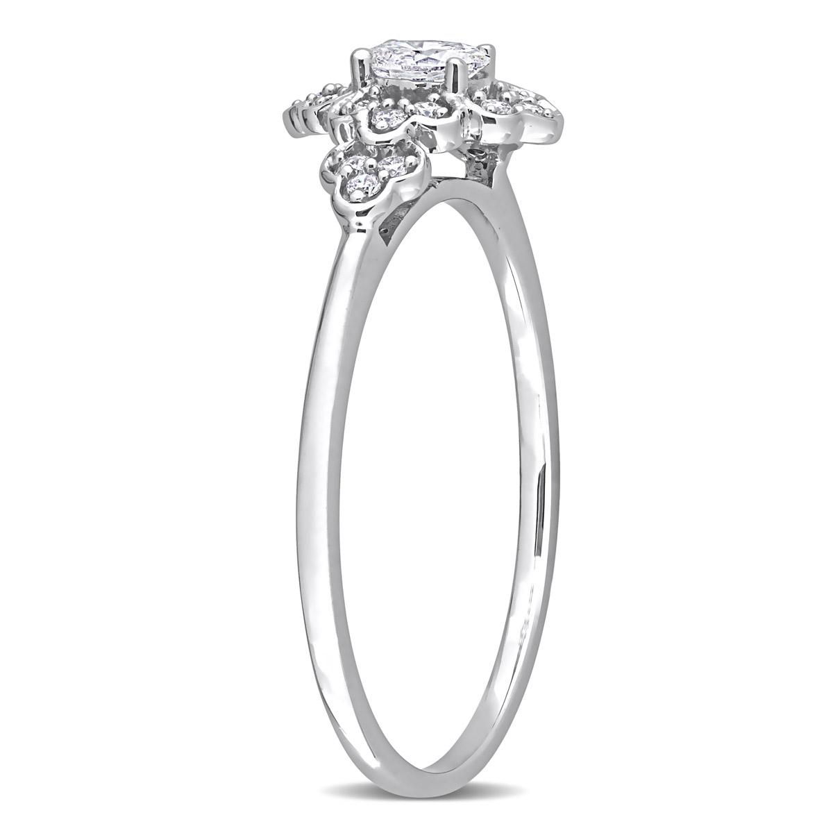 Diamond Classics™ White Gold 1/4ctw. Diamond Engagement Ring