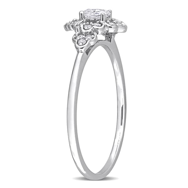 Diamond Classics™ White Gold 1/4ctw. Diamond Engagement Ring