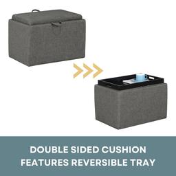 Convenience Concepts Designs4Comfort Accent Storage Ottoman