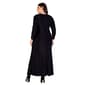 Plus Size 24/7 Comfort Apparel Long Sleeve Shimmery Maxi Dress - image 2