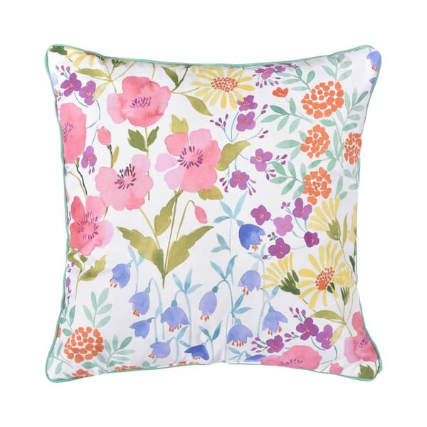 J. Queen New York Jules 18in. Square Quilted Decor Throw Pillow