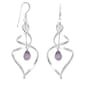 Marsala Fine Silver-Plated Double Twist Drop Earrings - image 1