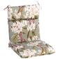 Jordan Manufacturing Grid Floral High Back Cushion - Grey/Purple - image 1