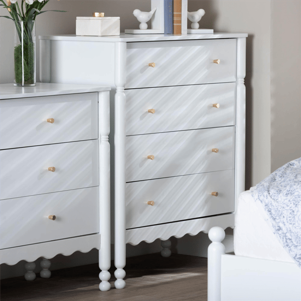 Baxton Studio Hoffman 4-Drawer Chest